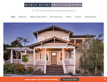 Tablet Screenshot of marinhomephotography.com